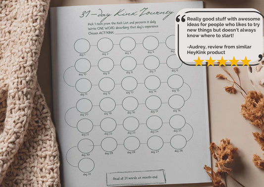 31-Day Kink Journey Training Journal Log