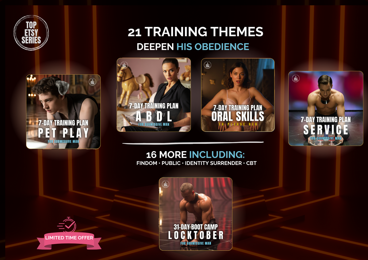 172-Day Obedience Training Plan for Submissive Men