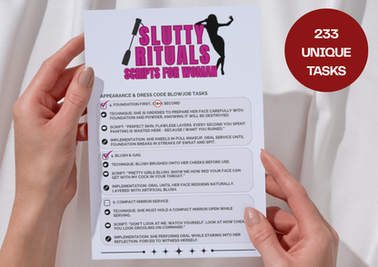 233 Blowjob Obedience Tasks for Submissive Women