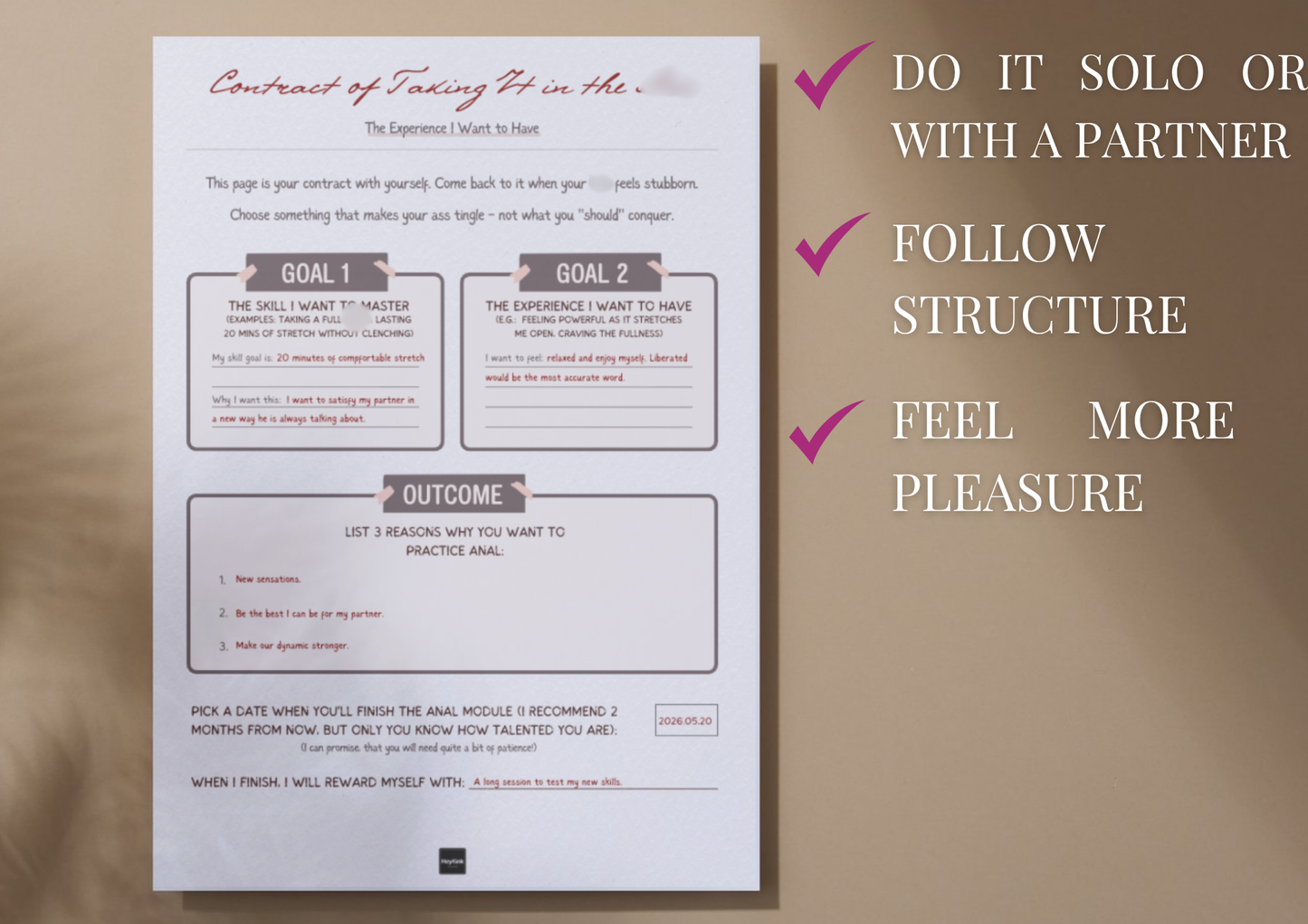 The Anal Sex Workbook