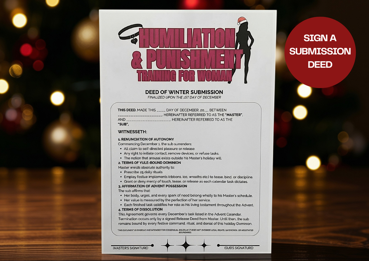 Kinky Advent Calendar 2026 for Submissive Women