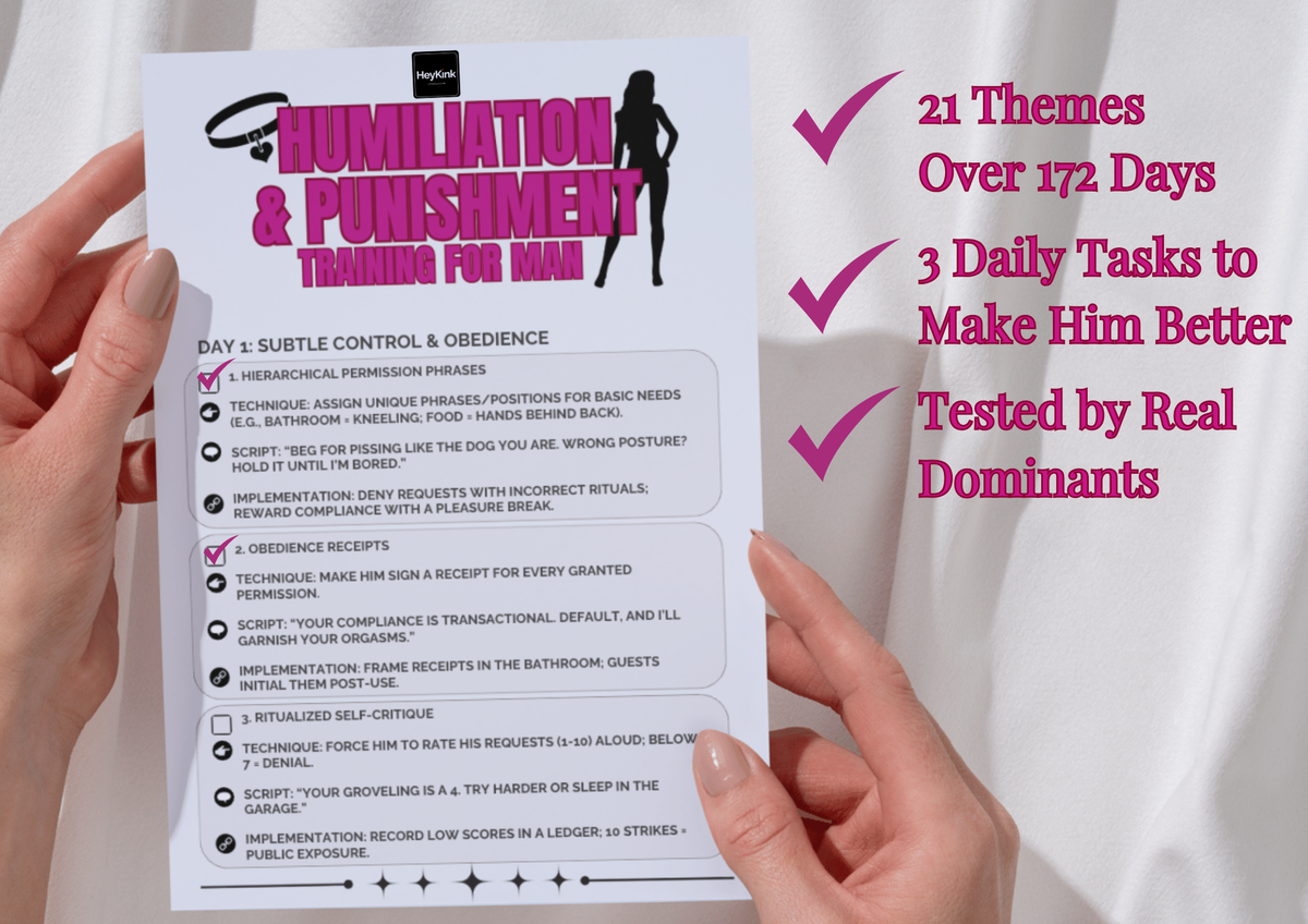 55-in-1 Ultimate FemDom Obedience Bundle