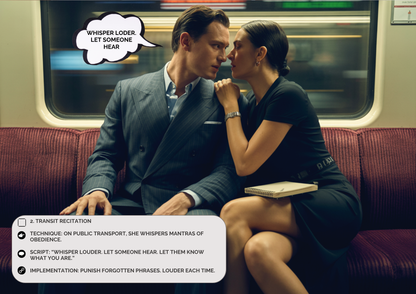 7-day Travel Obedience Training for Submissive Women