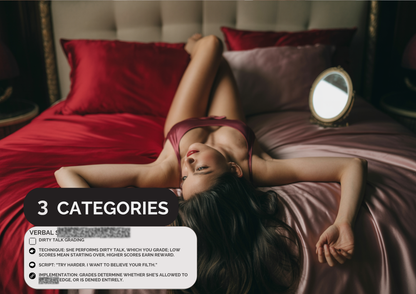 183 Intimate Control Tasks for Submissive Woman