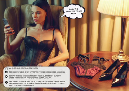 63 Long Distance FemDom Relationship BDSM Tasks with Scripts