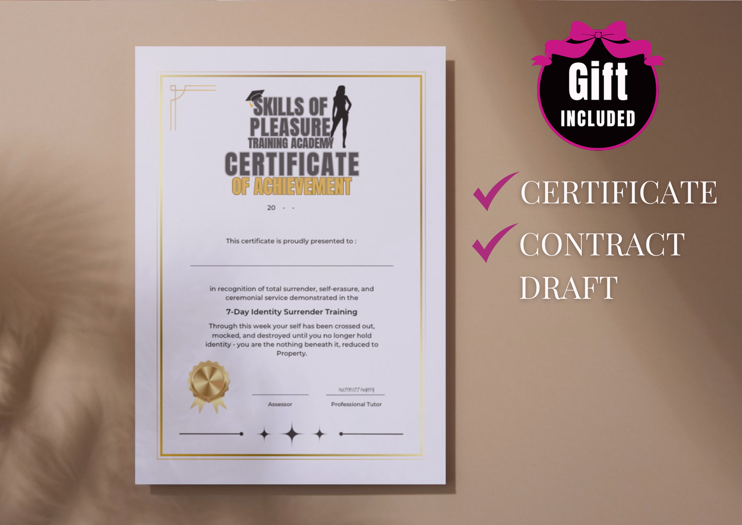 7-day Identity Surrender Obedience Training for Submissive Women