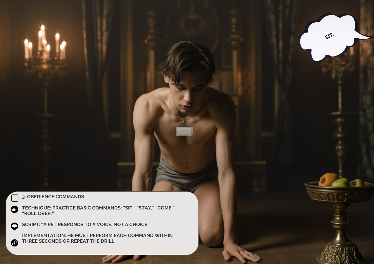 7-day Pet Play FemDom Training