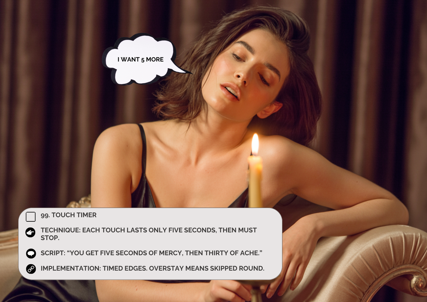 183 Intimate Control Tasks for Submissive Woman