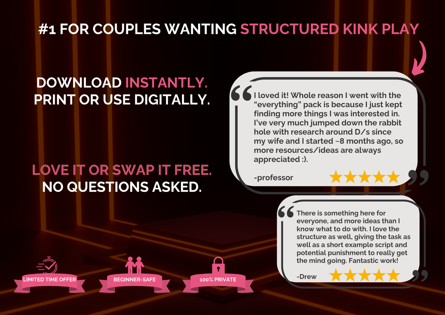 631 Submissive Woman Tasks. Physical Discipline BDSM Training Scripts. Obedience, Punishment & Ritual Play. Dominant Gift Set