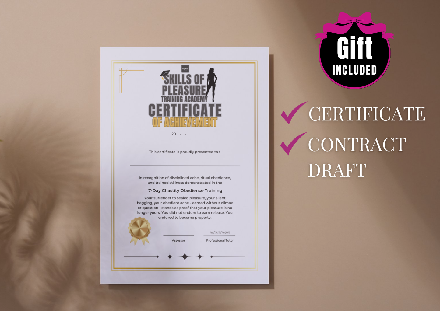 Personal 7-Day Obedience Training Plan