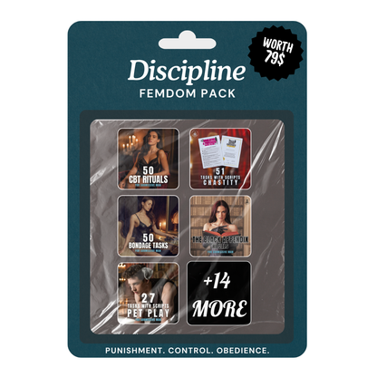 561 Submissive Man FemDom Tasks. Physical Discipline BDSM Training Scripts. Obedience, Punishment & Ritual Play. Dominantrix Gift Set