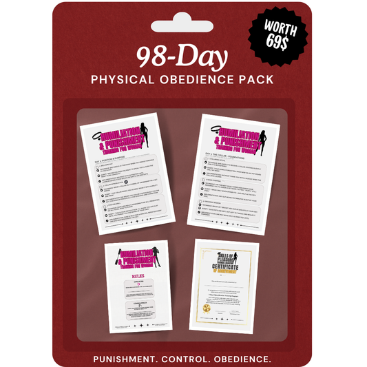 98-Day Obedience Training Plan for Submissive Women