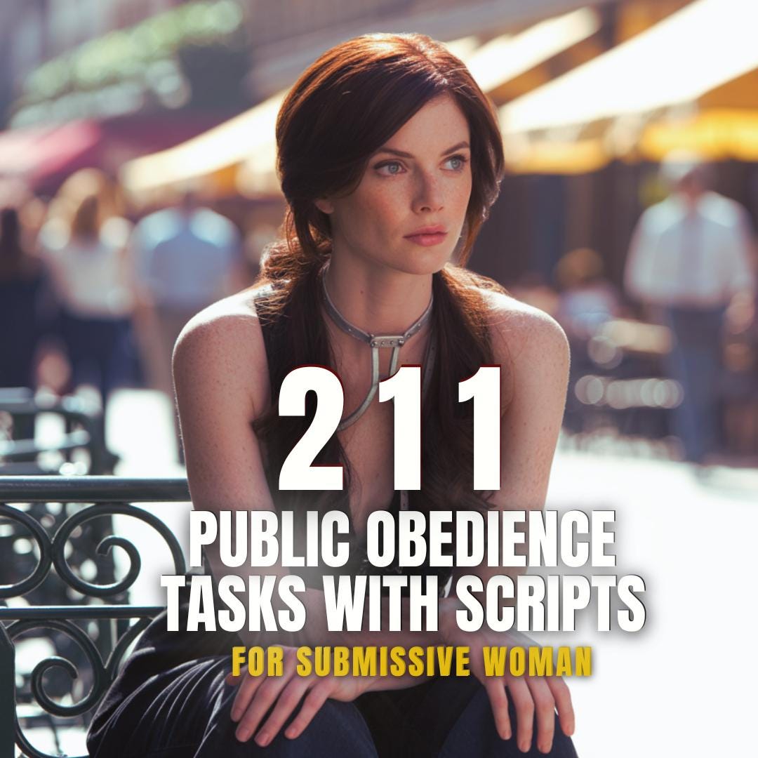 211 Public Obedience Tasks for Submissive Woman