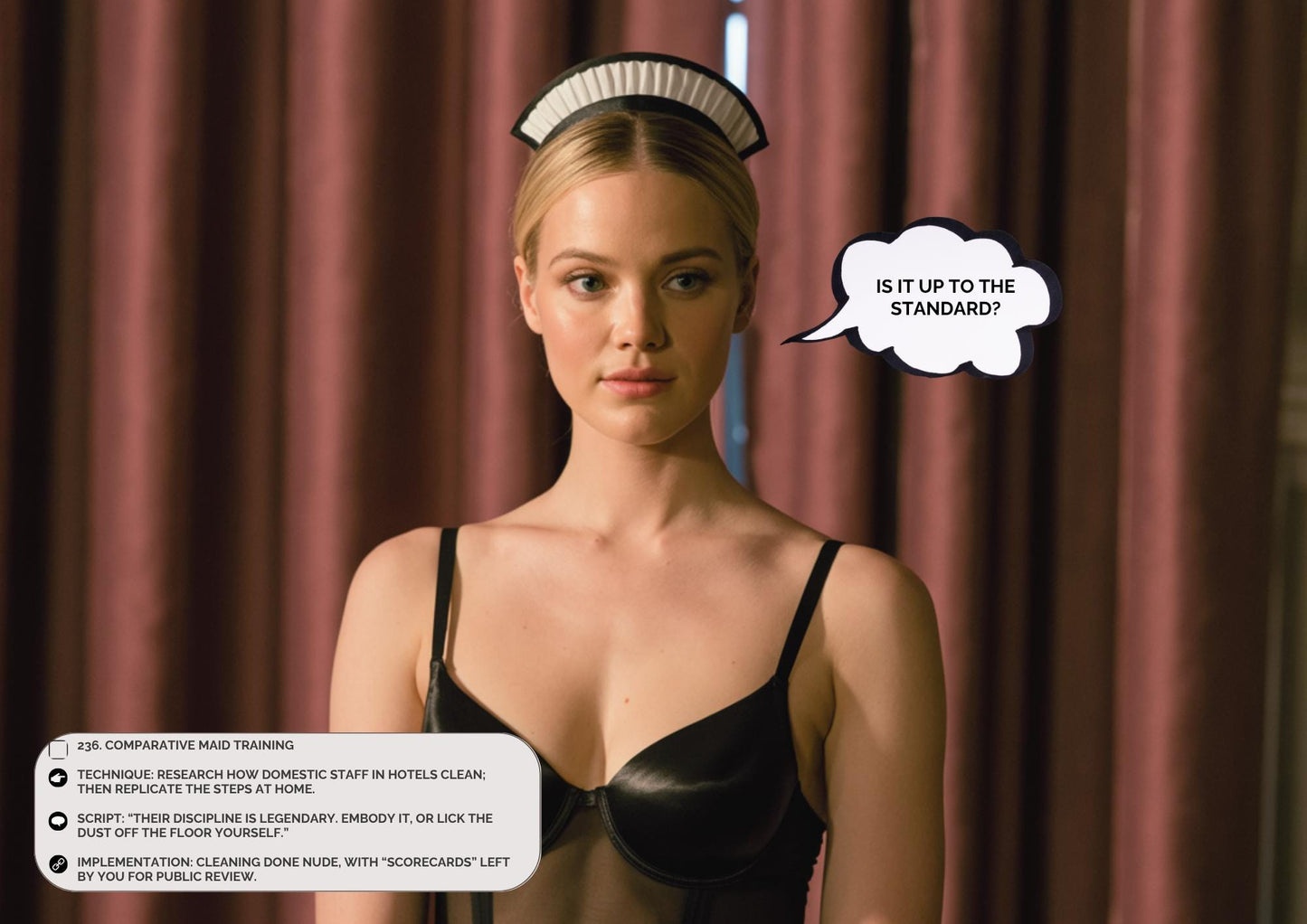 300 Service Humiliation Tasks for Submissive Woman