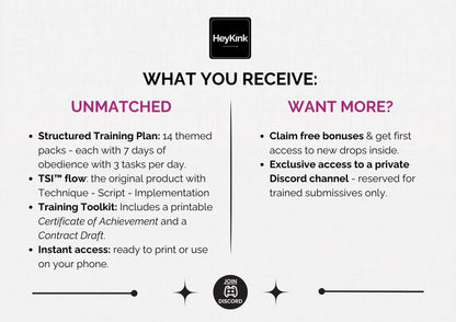 98-Day Obedience Training Plan for Submissive Women