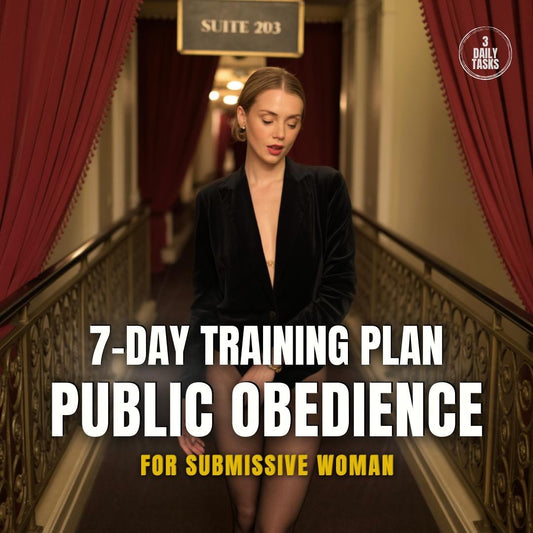 7-Day Public Obedience Training for Submissive Women