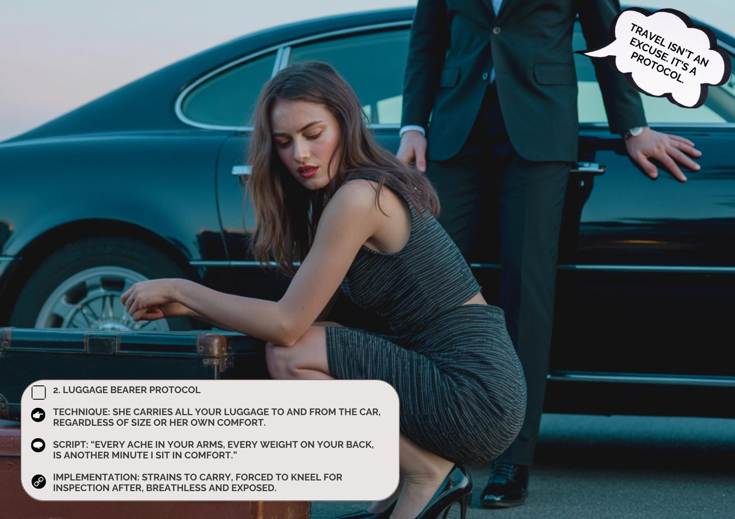 7-day Travel Obedience Training for Submissive Women