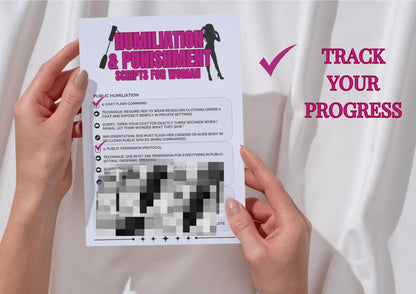 211 Public Obedience Tasks for Submissive Woman