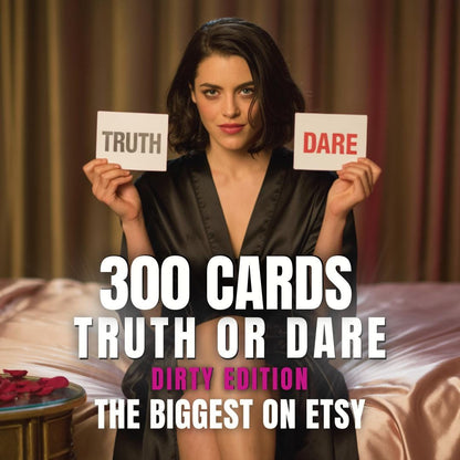 300 Truth or Dare Cards for Couples