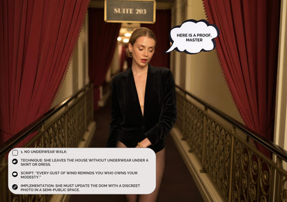 7-Day Public Obedience Training for Submissive Women