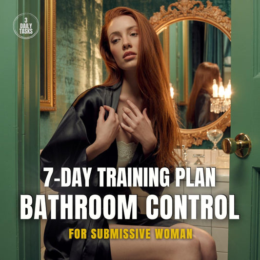 7-day Bathroom Control Training for Submissive Women