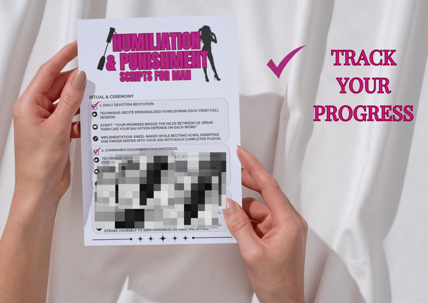 63 Long Distance FemDom Relationship BDSM Tasks with Scripts