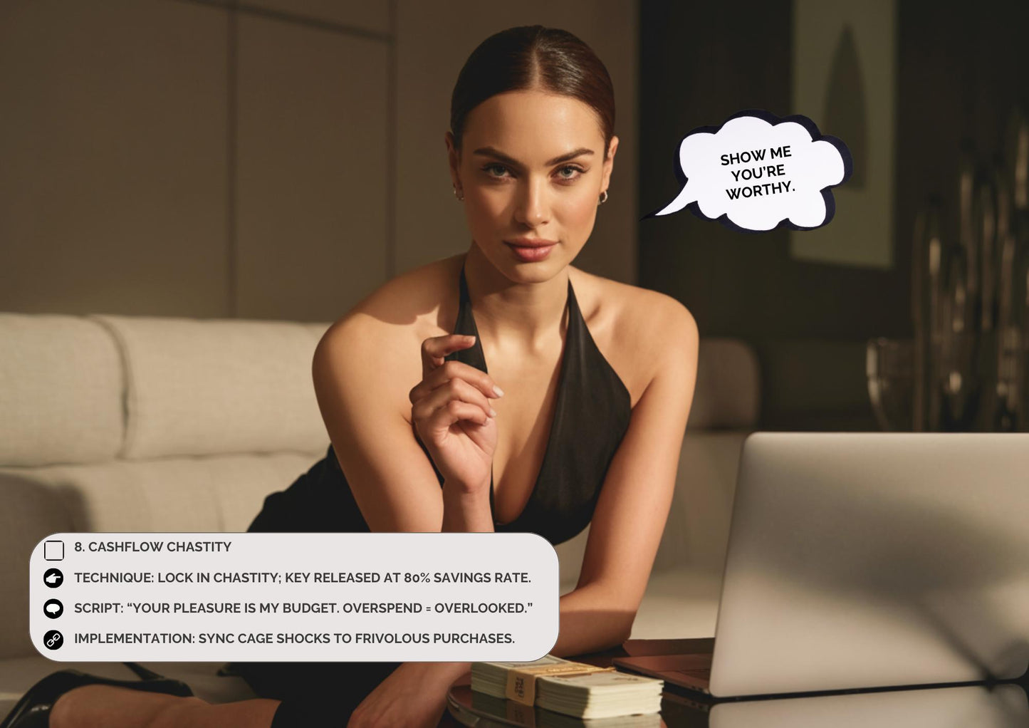 60 Financial Domination FemDom Scripts