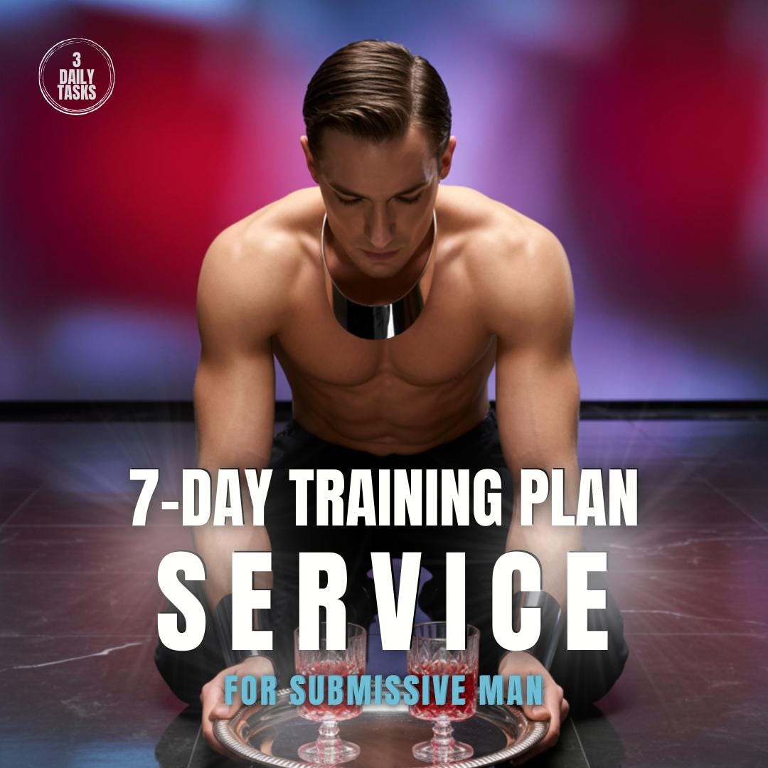 7-day Service Skill Training for Submissive Men
