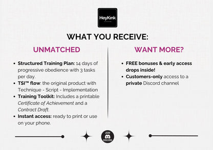 Blowjob+Cunnilingus Obedience 14-Day Training