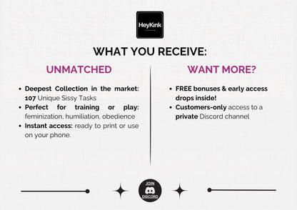 107 Sissy Obedience Tasks for Feminization Training