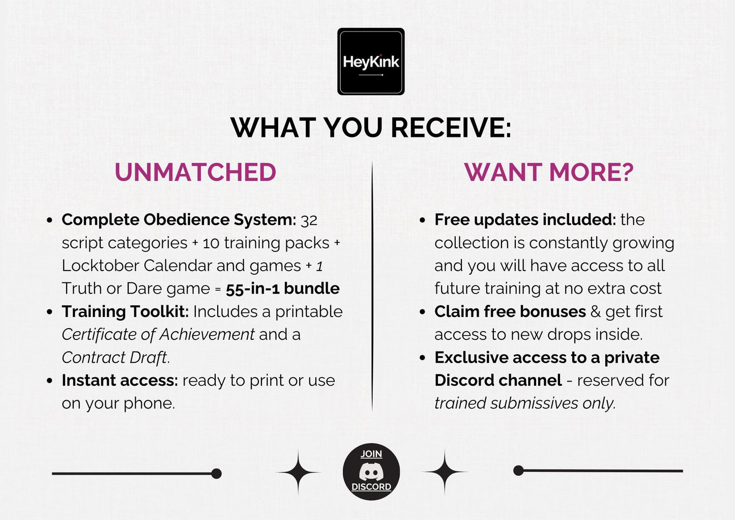 55-in-1 Ultimate FemDom Obedience Bundle