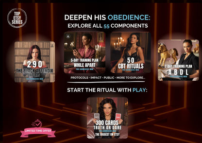 55-in-1 Ultimate FemDom Obedience Bundle