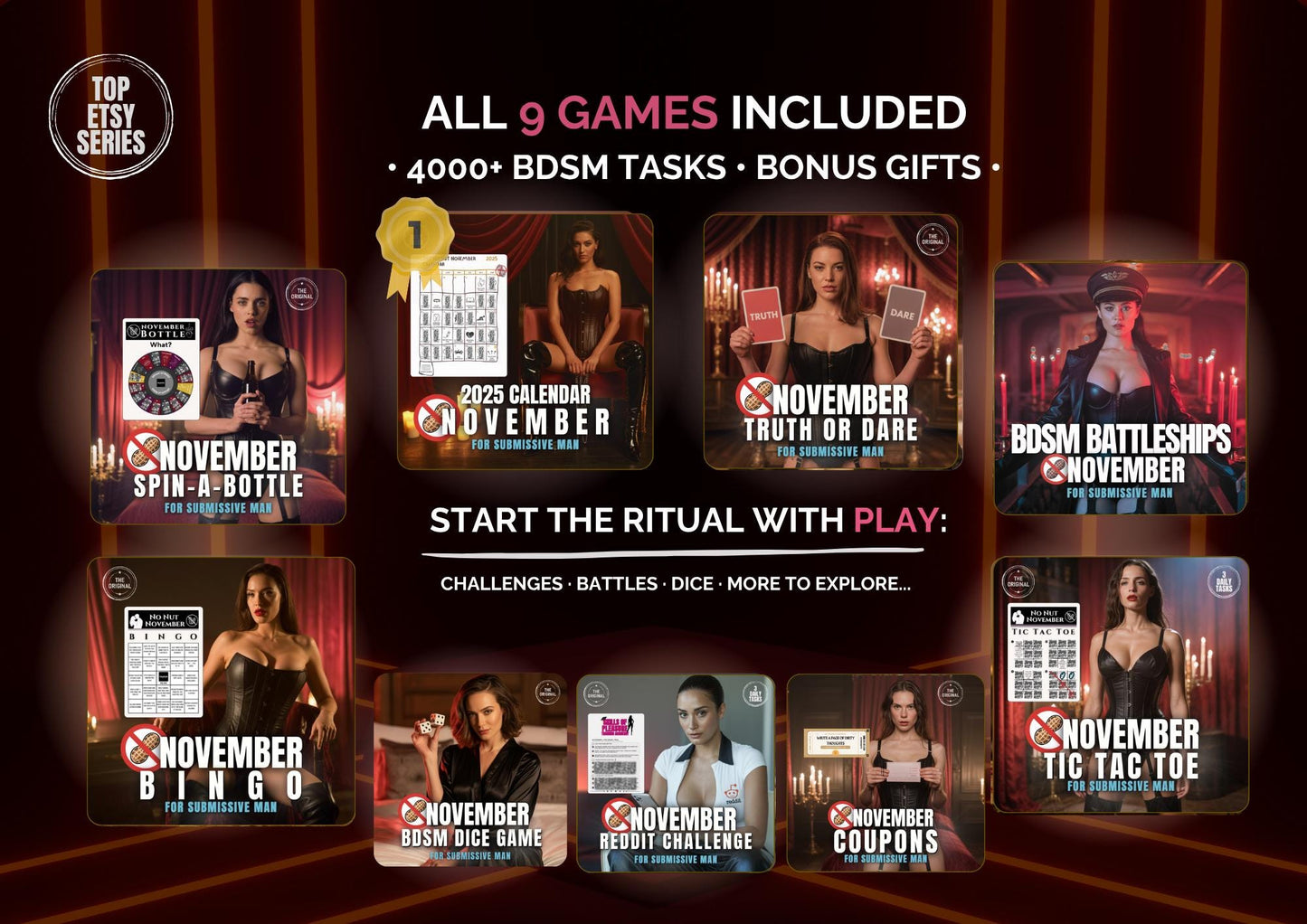 9-in-1 No Nut November Calendar & Games Mega Bundle
