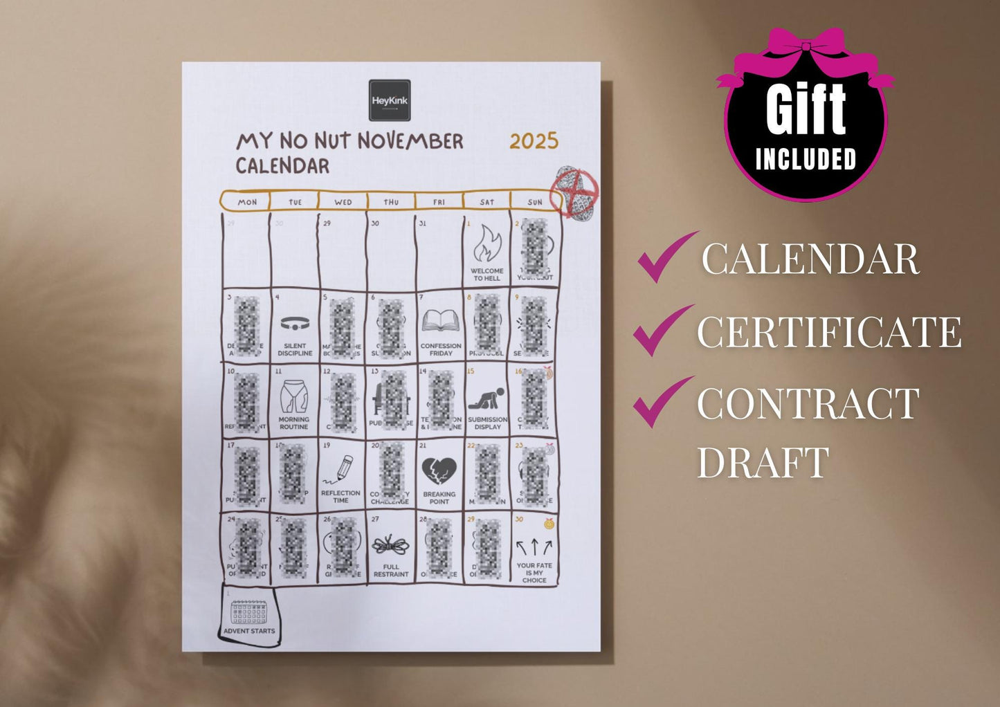 9-in-1 No Nut November Calendar & Games Mega Bundle