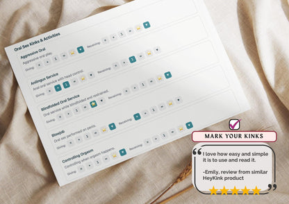 The Biggest Kink List in the World - 1793 Sex Ideas Playbook