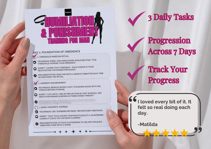 7-Day Submissive Man Obedience Protocol Training
