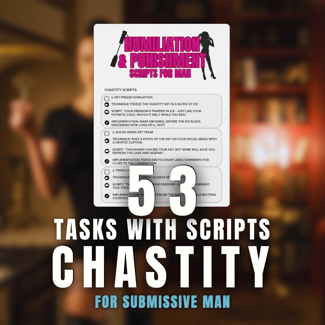 53 Chastity FemDom Tasks