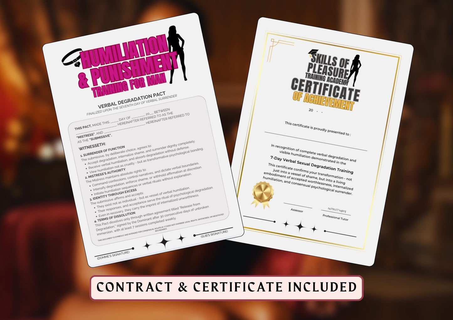 7-day Dirty Talk Obedience FemDom Training
