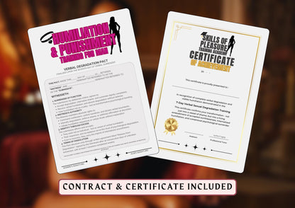 7-day Dirty Talk Obedience FemDom Training