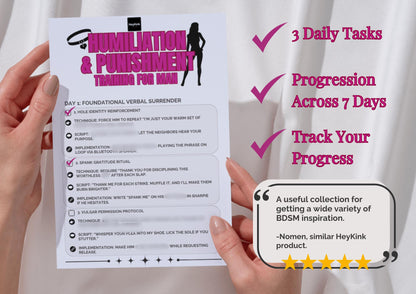 7-day Dirty Talk Obedience FemDom Training