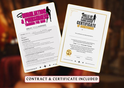 Orgasm Control Obedience 7-day FemDom Training