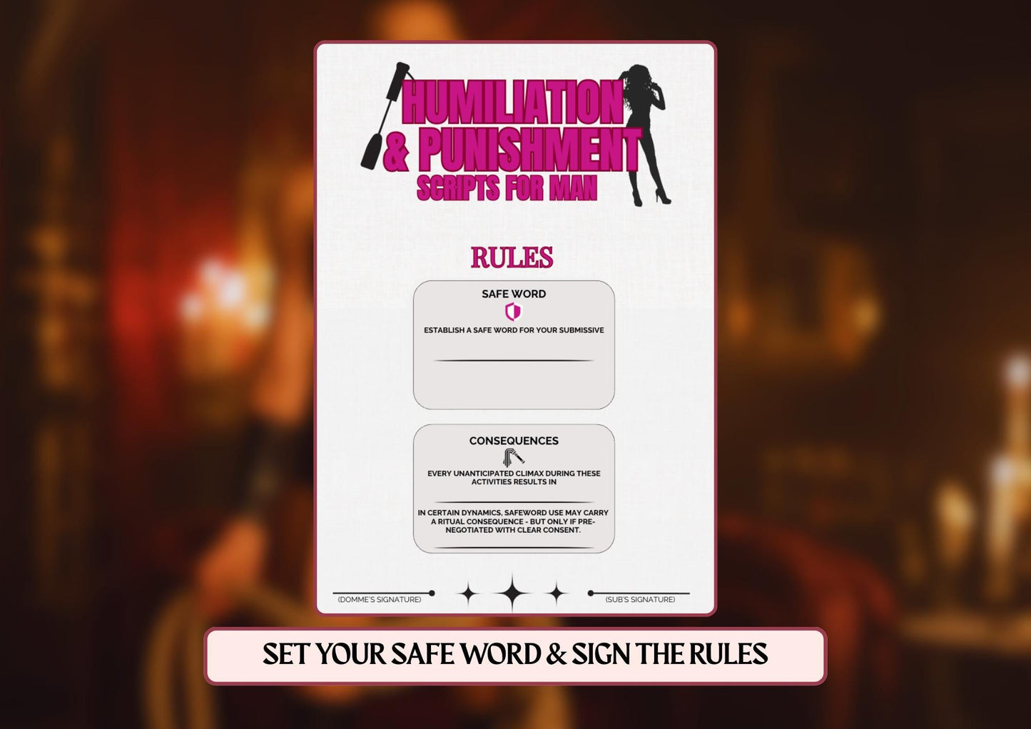 50 Bondage FemDom Tasks