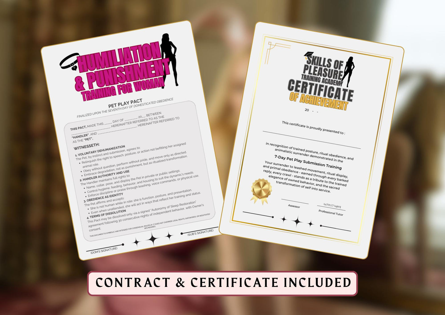 7-Day Pet Play Obedience Training for Submissive Women