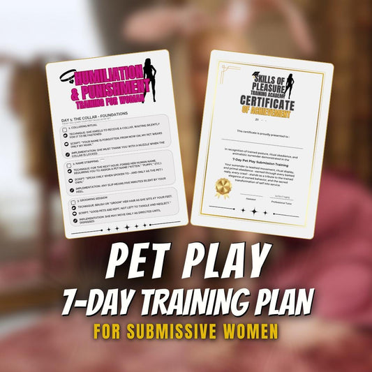 7-Day Pet Play Obedience Training for Submissive Women