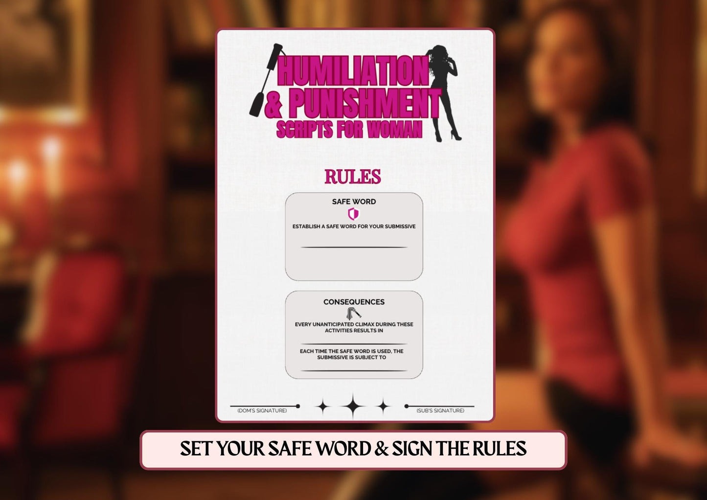 52 Orgasm Control Obedience Tasks with Scripts