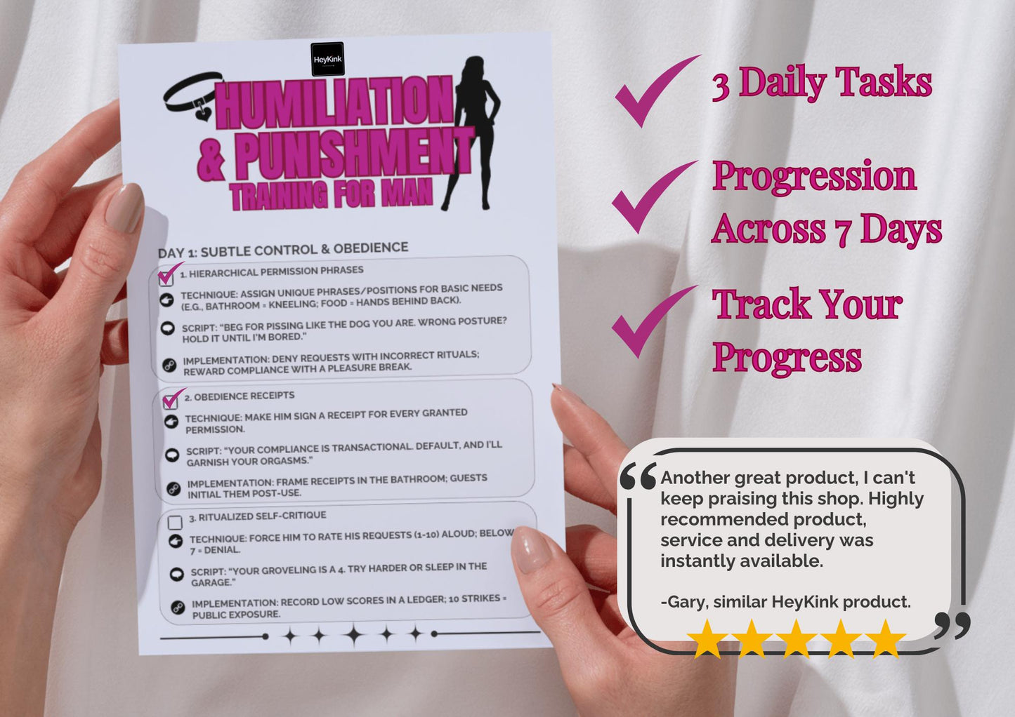 172-Day Obedience Training Plan for Submissive Men