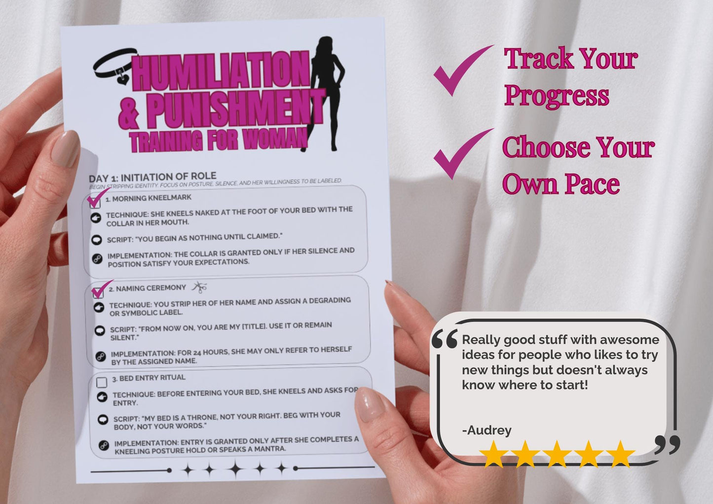 87-in-1 Ultimate Submissive Woman Bundle | 2709 Scripts, 241-Day BDSM Ritual Training