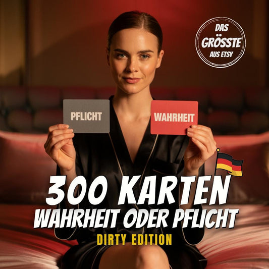 300 Wahrheit-oder-Pflicht-Karten für freche Paare