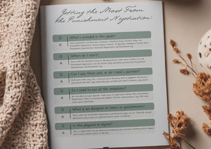 Punishment Negotiation Workbook