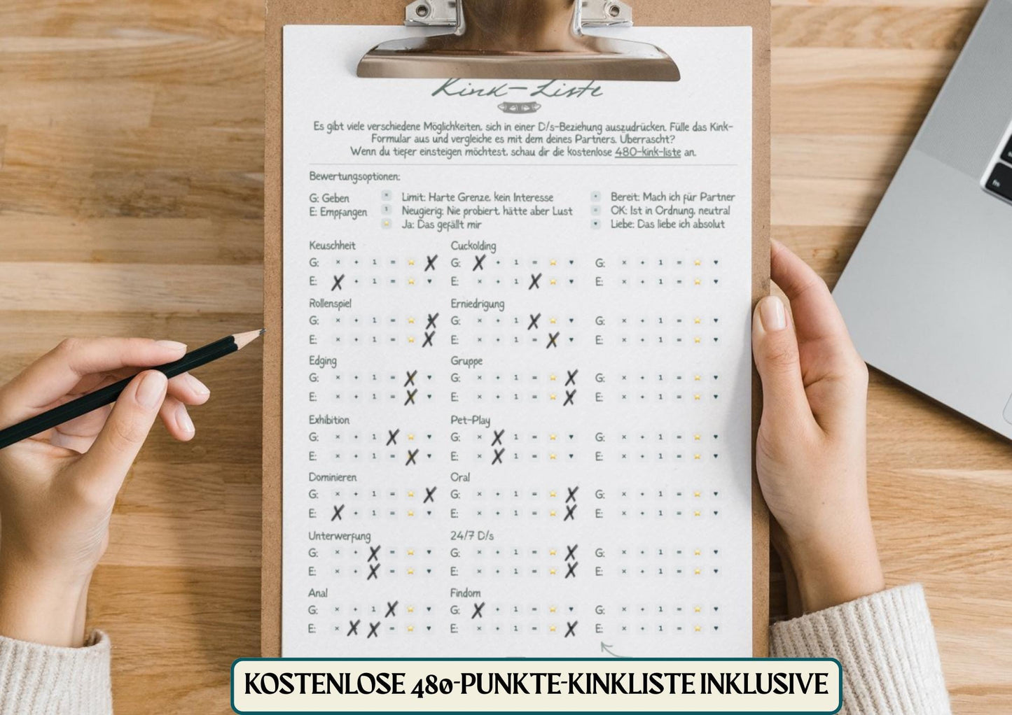 Kink Planer Arbeitsbuch